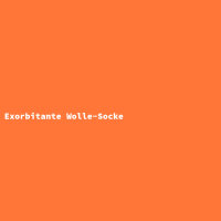 Exorbitant Wool Sock