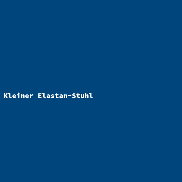 Kleiner Elastan-Stuhl