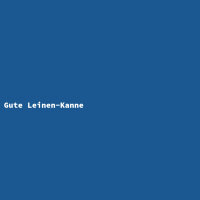 Gute Leinen-Kanne