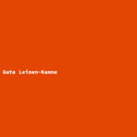 Gute Leinen-Kanne