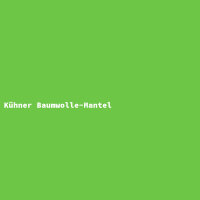 Kühner Baumwolle-Mantel