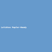 Leichtes Papier-Handy